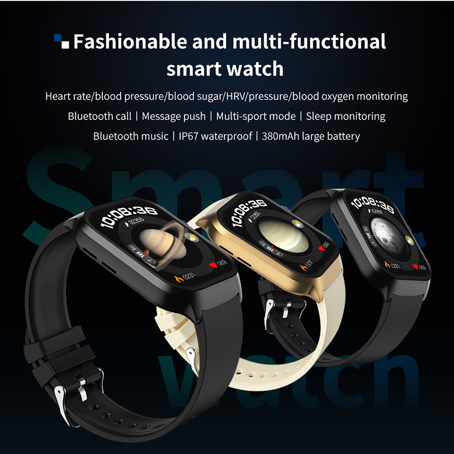 AMOLED Smart Watch with Bluetooth Calls & Fitness Tracking
