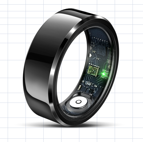  IP68 Waterproof Smart Ring