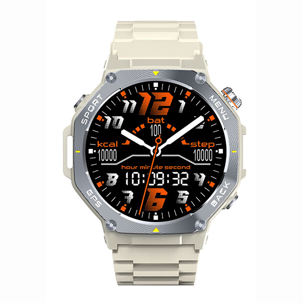 Smart GPS Watch – Bluetooth Calling, Health & Fitness Tracker with Heart Rate & SpO₂ Monitoring