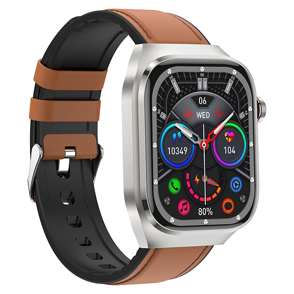 ECG Blood Glucose Monitor IP68 Waterproof Bluetooth Call Smart Watch